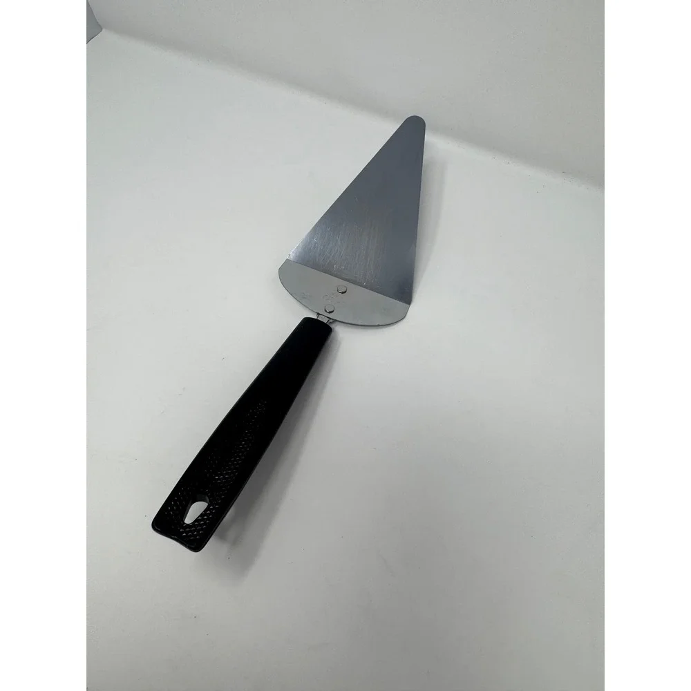 Vintage Ekco USA Pie Serving Spatula Triangle Black Handle 9
